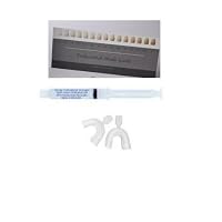 INSTANT WHITE SMILES optimized 10cc(ml)36% Carbamide Peroxide Professional Teeth Whitening Gel Syringe with TRAYS and Shade Card