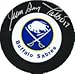 Jean-Guy Talbot autographed Hockey Puck (Buffalo Sabres) Image