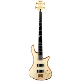 Schecter Stiletto Custom-4 Electric Bass (4 String, Natural Satin)