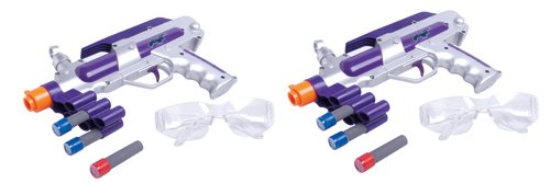 GS Doppelpackung Wipe Out Kreide Blaster - Farb Markierpistole mit Zubehör