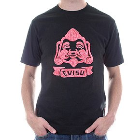 Evisu Towelling Godhead short sleeve t-shirt