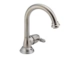 Delta Simply PuR Filtration System Single-Handle Traditional Spout Kitchen Faucet, Stainless #211-SS
