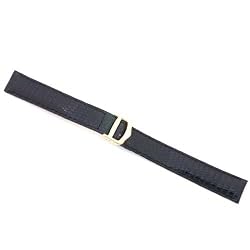 Black Genuine Lizard Strap 15mm