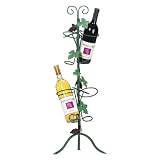 Metal Grapevine Wine Bottle Holder