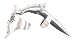Crosses Pewter Finger Armor Ring Spike