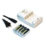 Maha PowerEx MH-C204W4AA27 - Battery charger - battery - rechargeable - AA x 4 - 2700 mAh