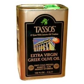 Extra Virgin Greek Olive Oil (Tassos) 3L