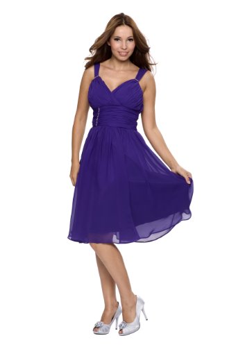 Wunderschönes Cocktailkleid, Farbe violett, Gr.38 von Astrapahl