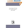 An etymological dictionary of the English language by John Oswald.