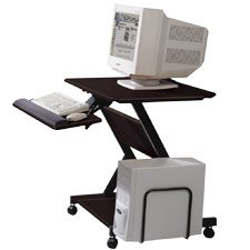 BALT INC. Z-25 ergonomic workcenter, 30w x 24d x 30-3 4h, black BLT42851 Sold as 1 Each... by Computer Workcenters