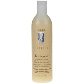 Rusk Sensories Brilliance Grapefruit & Honey Color Protect Shampoo, 13.5-Ounce Bottles (Pack of 3)