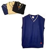 Palm Springs Sleevless Gilet Golf Windshirt , Navy Blue, XXXL