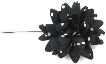 Suited Man Men's Lapel Flower Polka Dots