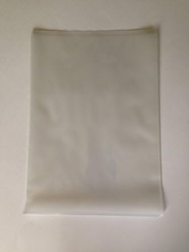 100 Count 10" x 14" Clear Poly Plastic Bag 3 mil Open Top Flat Made w/ FDA Food Contact Polymer Tough Plastic