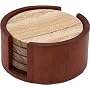 Thirstystone Circular Coaster Holder - Cherry