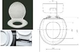 Big John Toilet Seat With Cover Cream