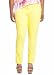 Ashley Stewart Women's Plus Size Apple Woven Jegging Yellow Apple 24