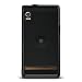 Premium Grade Rubberized Hard Crystal Snap-on Case for the Motorola Droid - Rubber Black Color