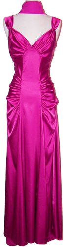 Satin Glam Holiday Formal Gown Prom Bridesmaid Dress – XL
