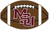 Mississippi State Bulldogs 24x15 Small Football Rug