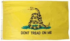 Dont Tread on Me Yellow (Gadsden) Flag - 3x5 foot Poly