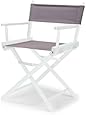 Telescope Casual Heritage Dining Height Director Chair, Grey with White Frame