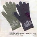 8418 G.I. WOOL GLOVE LINERS