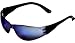 Crews CL118 Checklite Safety Glasses - Blue Mirror Lens/Grey Temples