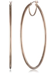 Klassics 10k Gold Polished Hoop Earrings (1.85" Diameter)
