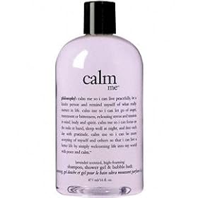philosophy | calm me | lavender scented shampoo, shower gel & bubble bath