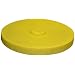Dixie Poly DC-55 Polyethylene Drum Dust Cover, For 55 gallon Drum, 24.5" Outside Diameter x 2.5" Side Lip, Yellow, Pack of 2