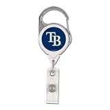 Tampa Bay Rays Official Retractable Badge Holder Keychain