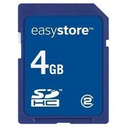 Easystore 4 GB Class 2 SDHC Flash Memory Card