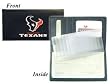 Houston Texans Embroidered Leather Checkbook Cover - Football Sports Merchandise