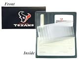 Houston Texans Embroidered Leather Checkbook Cover