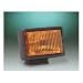 57 Series Fog Light 5 in. x 7 in. Rectangle Amber Lens Black Plastic Housing 55 Watts Single Light