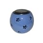 Smart Solar/Smart Solar 3183WRM1 Ceramic  Solar Sphere lantern Blue Ceramic