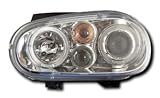 VW Golf 4 (97-03) Chrome Angel Eye Head Lamps
