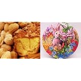 Original Cinnamon Walnut 10" Coffee Cake Easter Gift Tin by Coffee Cake