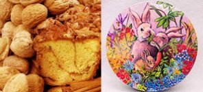 Original Cinnamon Walnut 8 Coffee Cake (Easter Gift Tin) by Coffee Cake