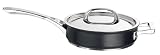 Circulon Infinite Hard Anodised Covered Saute Pan, 24 cm, 2.8 Litre