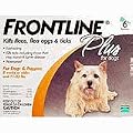 Merial Frontline Plus Flea and Tick Control for 0-to-22-Pound Dogs and Puppies, 6 Doses