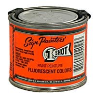 One Shot Flourescent Red Quarter Pint