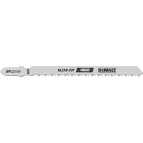 DEWALT DW3760H 4-Inch 10TPI Fine Finish Wood Cut HSC T-Shank Jig Saw Blade (5-Pack)