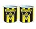 Sch�ne Eierbecher im Alemannia-Design. 
Ideal f�r Picknick, Camping oder das Fr�hst�ck! 
Material: Porzellan, lebensmittelecht. 
Sp�lmaschinengeeignet. 