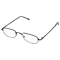 Foster Grant Reading Glasses RR58 Full Rim Metal - Gun (+1.25)