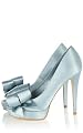 Satin Peep Toe with Bow