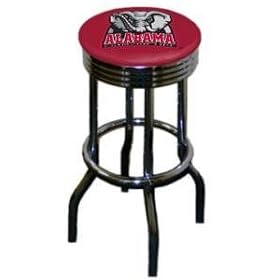 TWO Alabama 30 Retro Swivel Bar Stools - NCAA Team by Sports Fan
