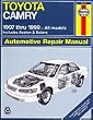 Haynes Repair Manual for 1997 - 2001 Toyota Camry