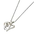 14Kt White Gold Artistic Diamond Heart Pendant